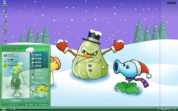 植物大戰(zhàn)僵尸桌面背景 植物大戰(zhàn)僵尸電腦桌面背景